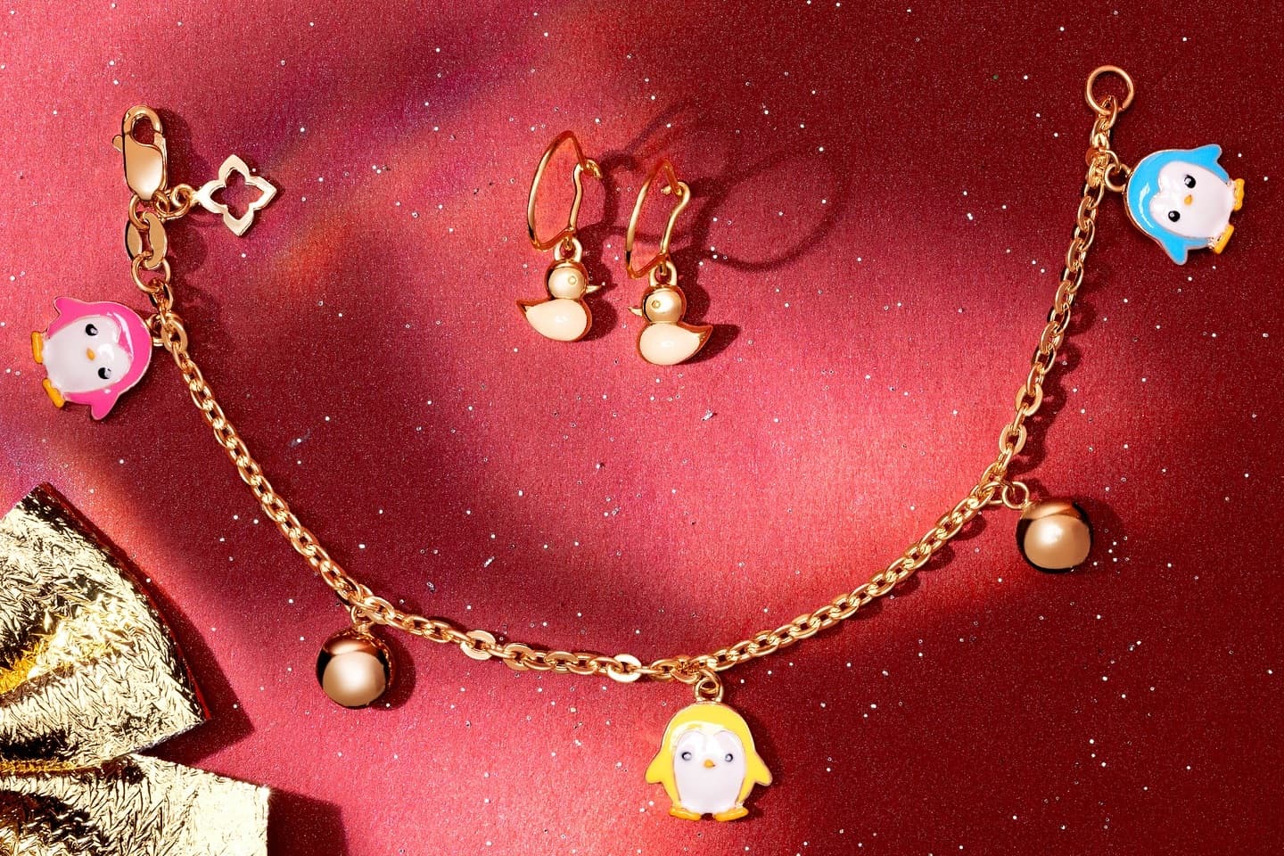 Anting & Gelang Bentuk Hewan Sebagai Hadiah untuk Bayi Baru Lahir yang Menggemaskan