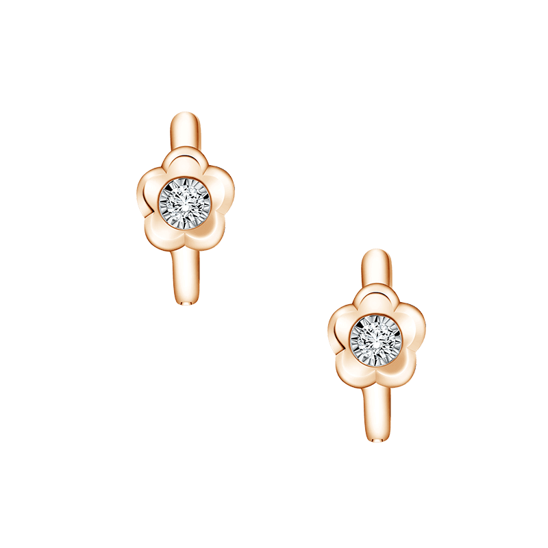 Anting Bayi Huggies Solitaire Bloom