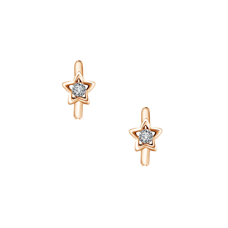 Anting Bayi Huggies Solitaire Star