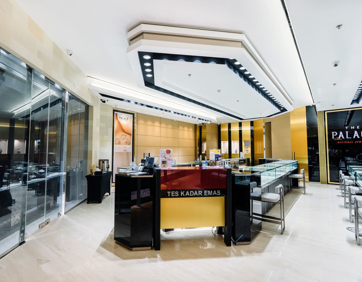 toko perhiasan the palace jeweler mal taman anggrek