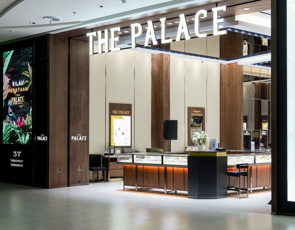 toko perhiasan the palace living world grand wisata