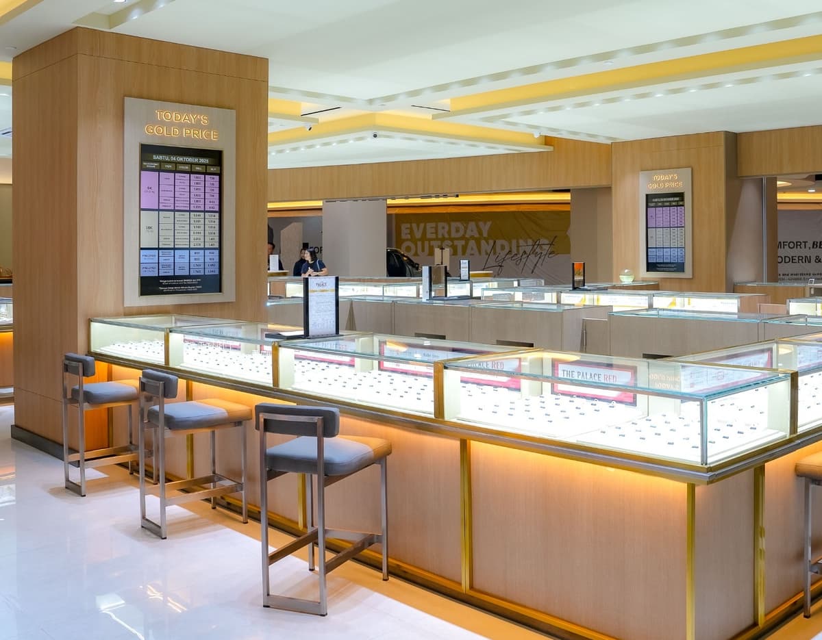 Toko Perhiasan Emas The Palace Terdekat di Duta Mall Palangkaraya