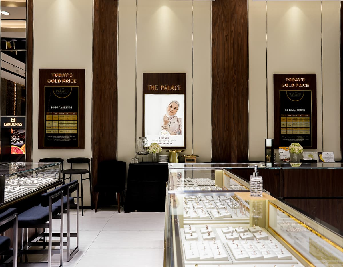 toko perhiasan emas dan berlian the palace cibinong city mall