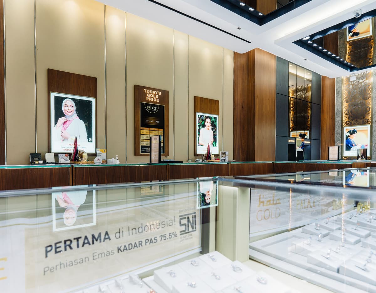 toko emas di depok the palace jeweler the park sawangan
