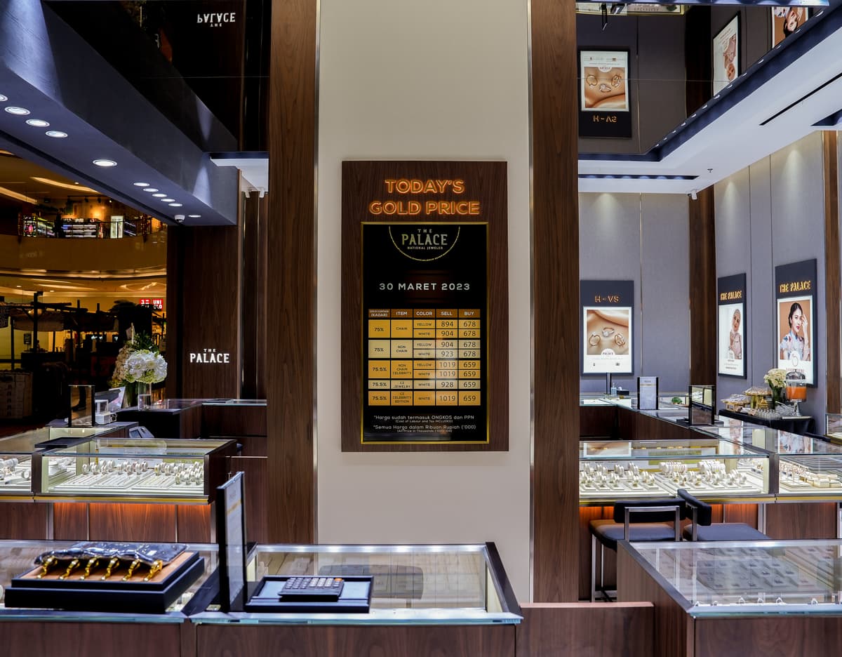 toko perhiasan terdekat di the palace lippo mall kemang