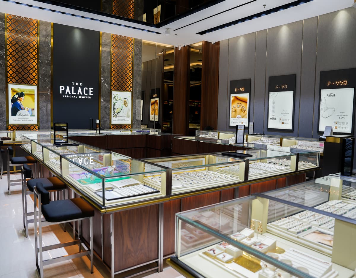 toko emas tangerang the palace living world alam sutera