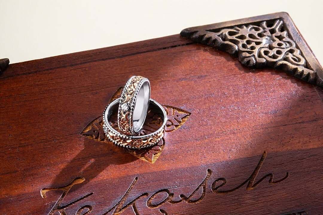 Inspirasi Cincin Kawin Emas Modern Yang Cocok dengan Kebaya Modern