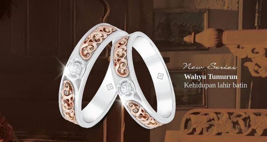 6 Model Cincin Nikah Mewah Bermotif Batik yang Unik, Bisa Jadi Inspirasi!