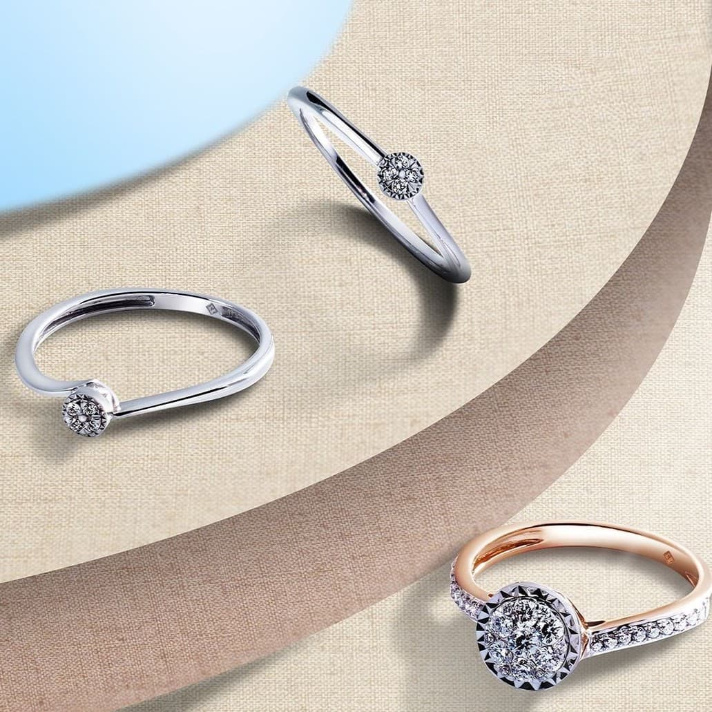 Berapa Harga Cincin Emas Putih Tunangan Model Solitaire?