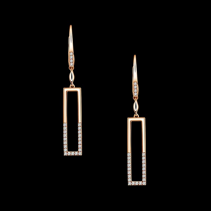 Anting Geometri Fenestra