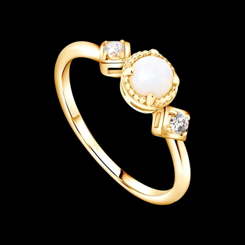 Cincin Snowdrop Solitaire