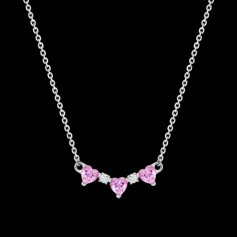 Kalung Heart Link Heart Trio