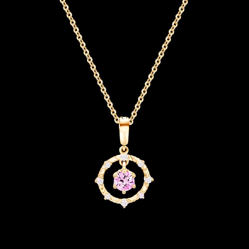 Liontin La Vie en Rose Floating Solitaire