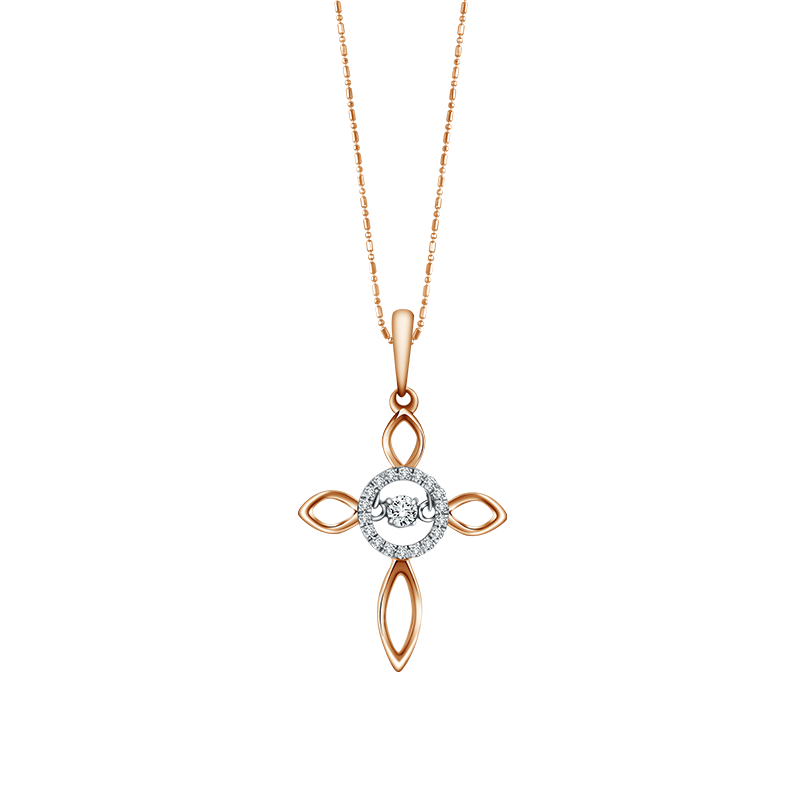 Liontin Religi Cross Halo