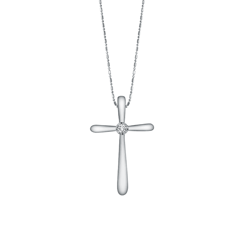 Liontin Religi Cross Solitaire