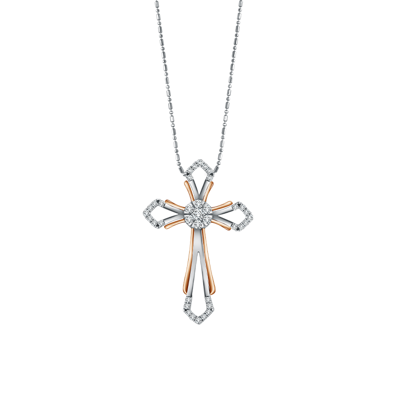 Liontin Religi Cross Zirah